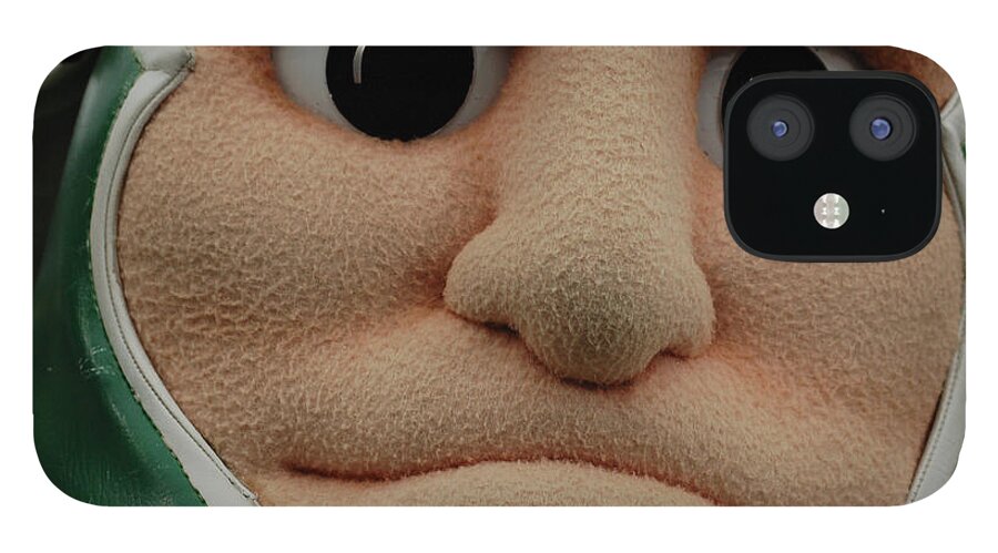 Michigan State University iPhone 12 Case featuring the photograph Sparty Face by John McGraw