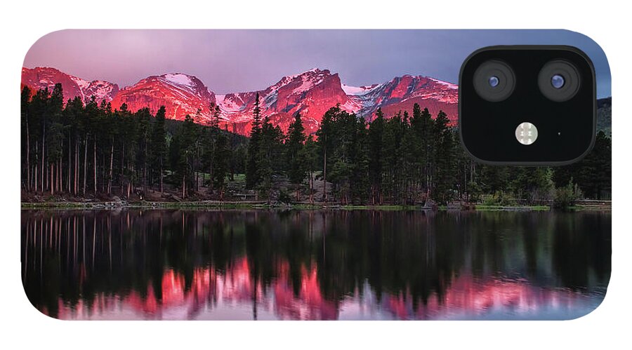 Tranquility iPhone 12 Case featuring the photograph Sprague Lake Sunrise, Rocky Mountain by Ronda Kimbrow Photography