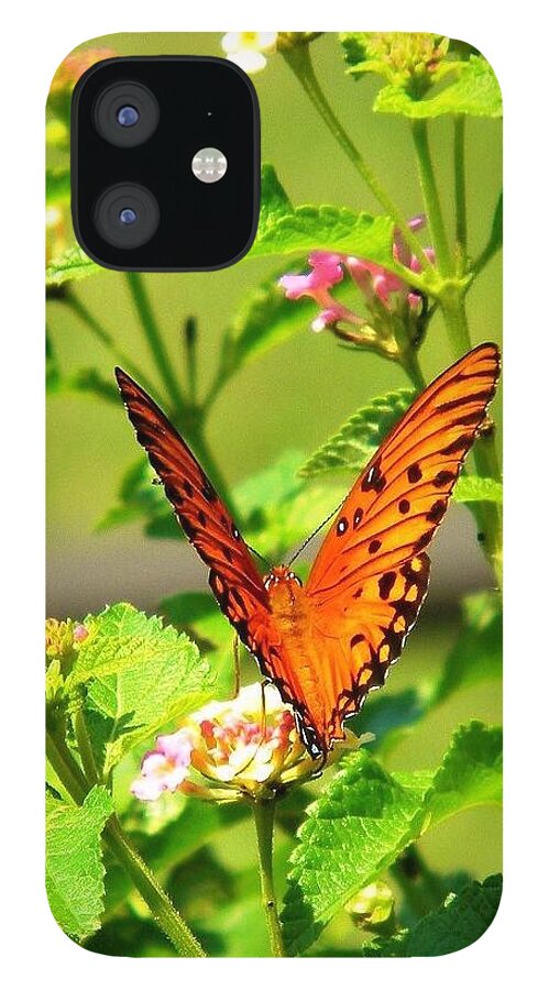 Facemask iPhone 12 Case featuring the digital art Spring Has Sprung by Matthew Seufer