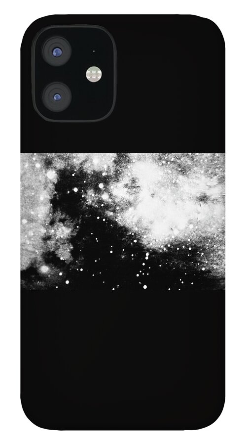 Stars And Cloud-like Forms In A Night Sky iPhone 12 Case