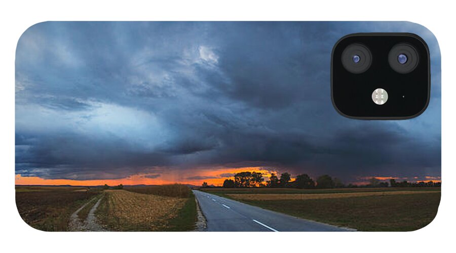 Landscapes iPhone 12 Case featuring the photograph Storm is coming by Davorin Mance