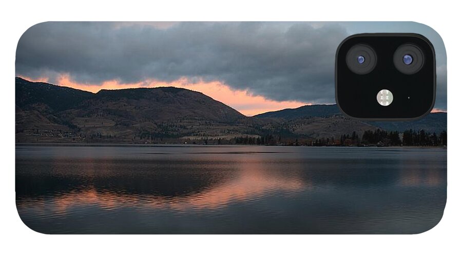 Sunrise iPhone 12 Case featuring the photograph StormySunrise2 by Guy Hoffman