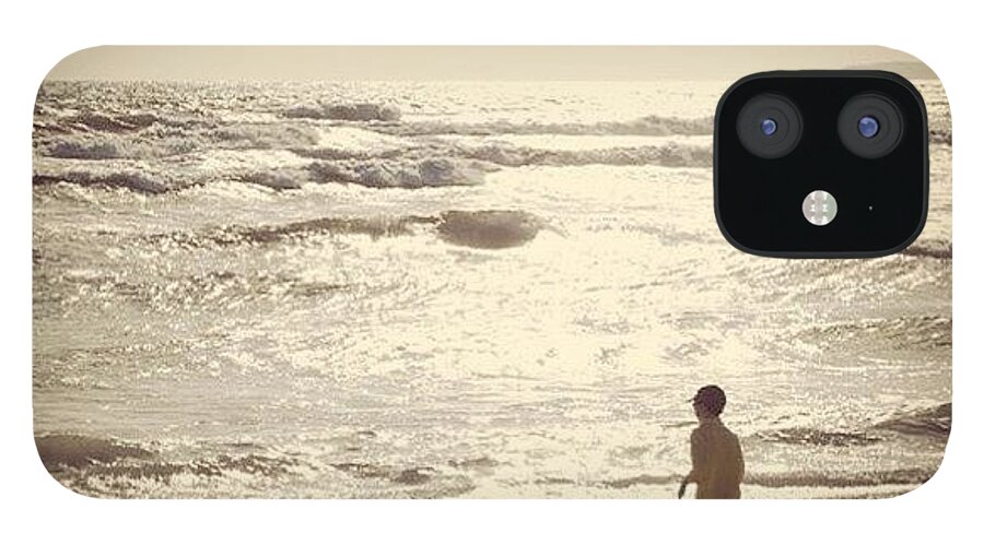 Summer iPhone 12 Case featuring the photograph #summer Flashback Of A #beach Day In by Balearic Discovery