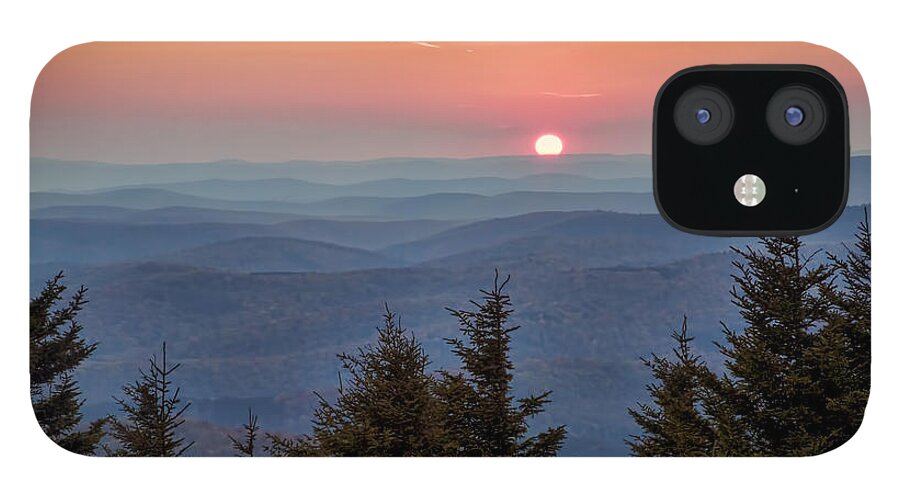 Spruce Knob iPhone 12 Case featuring the photograph Sundown from Spruce Knob by Jaki Miller