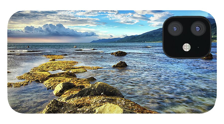 Tranquility iPhone 12 Case featuring the photograph Sunny Tidal Pool by Sunrise@dawn Photography