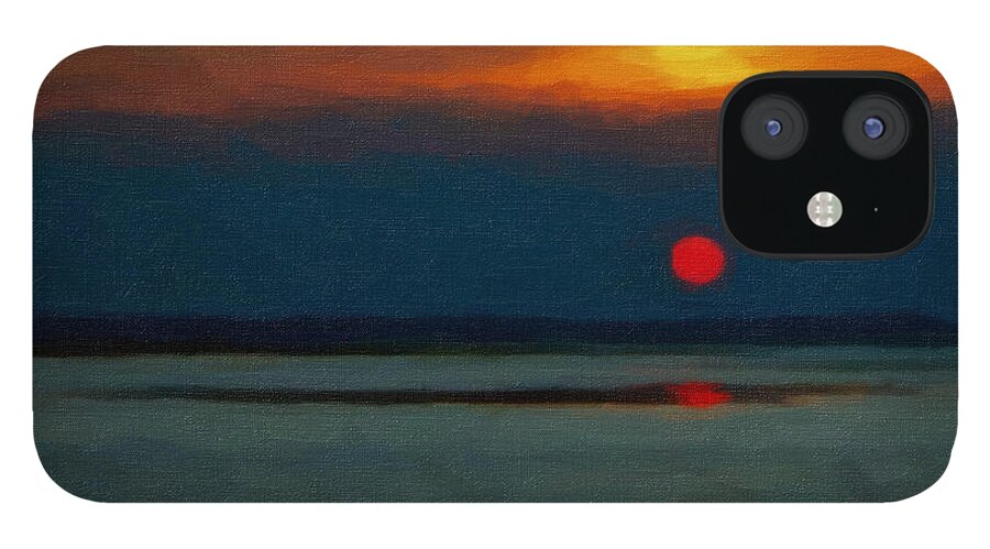 Landscape iPhone 12 Case featuring the photograph Sunset by Gerlinde Keating