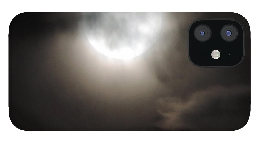 Moon iPhone 12 Case featuring the photograph Super Moon Sunday by Eric Forster