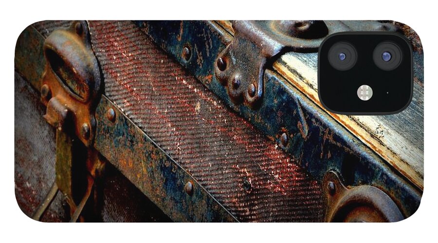 Antique iPhone 12 Case featuring the photograph Teak Trunk by Guy Hoffman