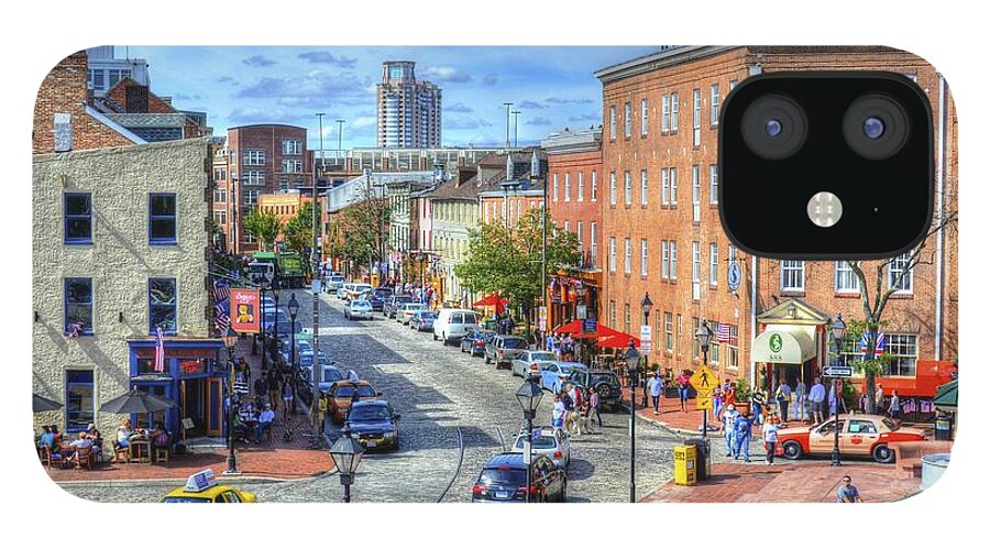Baltimore iPhone 12 Case featuring the photograph Thames Street by Debbi Granruth