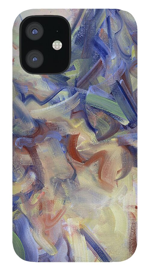 Oils iPhone 12 Case featuring the painting The Dream Stelae - Ahmose's by Ritchard Rodriguez