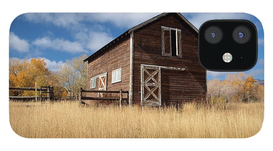 Utah iPhone 12 Case featuring the photograph The High Grass Barn by Joshua House