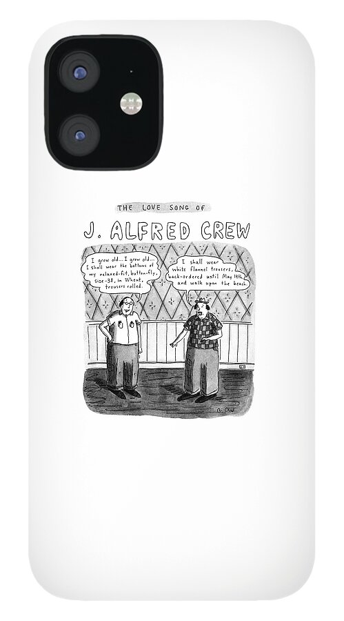 The Love Song Of J. Alfred Crew iPhone 12 Case