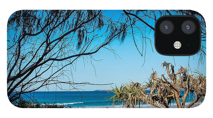 Beach iPhone 12 Case featuring the digital art The Old Tree by Janice OConnor
