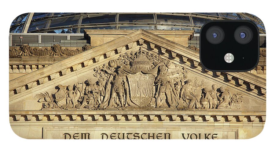 Berlin iPhone 12 Case featuring the photograph The Reichstag Building In Berlin by Massimo Pizzotti