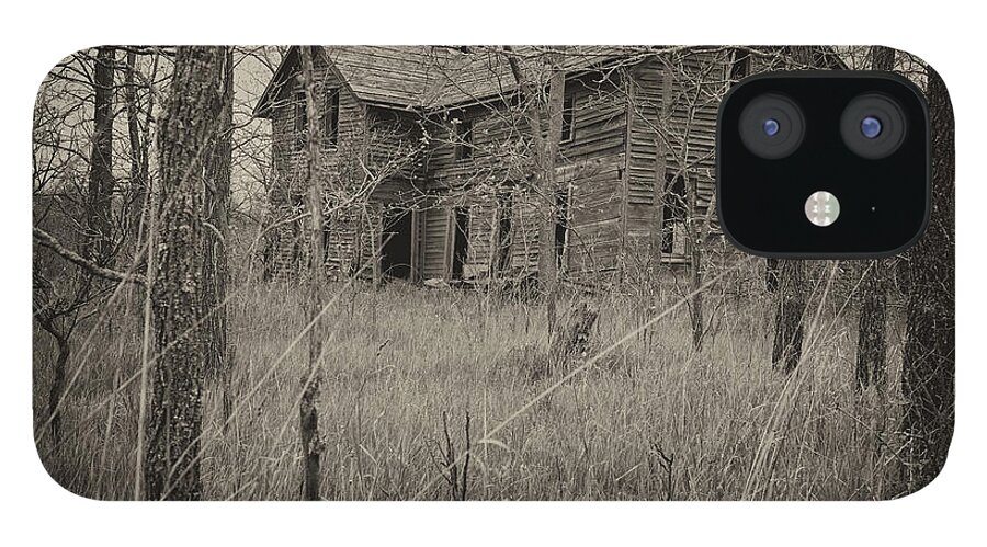 Abandoned iPhone 12 Case featuring the photograph The House in the Woods by Mary Lee Dereske