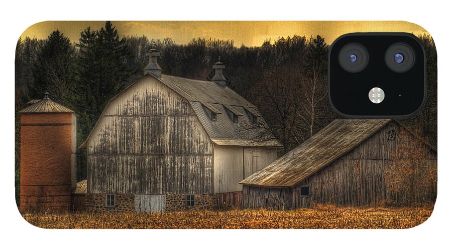 Farm iPhone 12 Case featuring the photograph The Rose Farm by Thomas Young