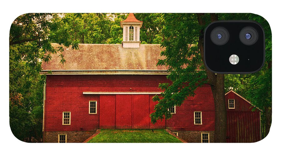 Barn iPhone 12 Case featuring the photograph Tinicum Barn in Summer by Debra Fedchin