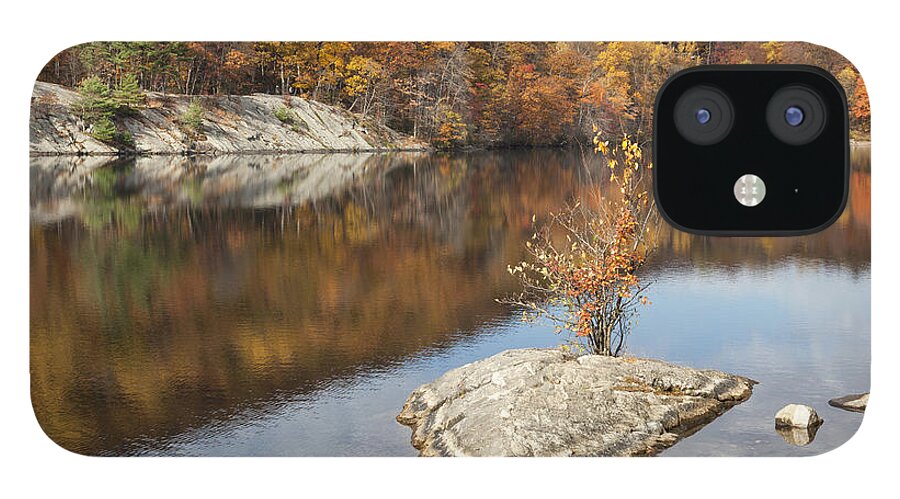 Bear Mountain State Park iPhone 12 Case featuring the photograph Tiny Island by Denise Bush