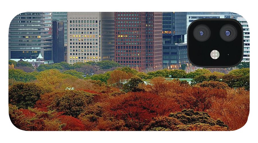 Financial District iPhone 12 Case featuring the photograph Tokyo Marunouchi by Vladimir Zakharov