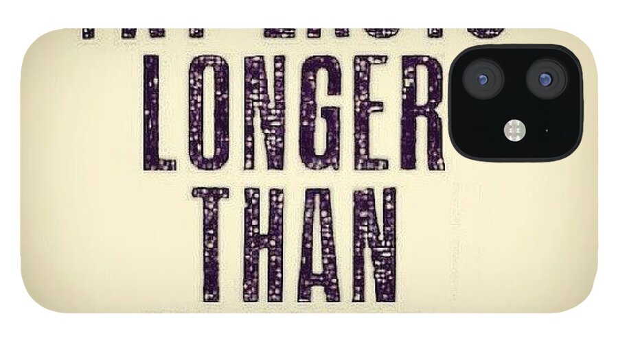 Motivation iPhone 12 Case featuring the photograph Too True #loseweight #weightloss by Siobhan Macrae