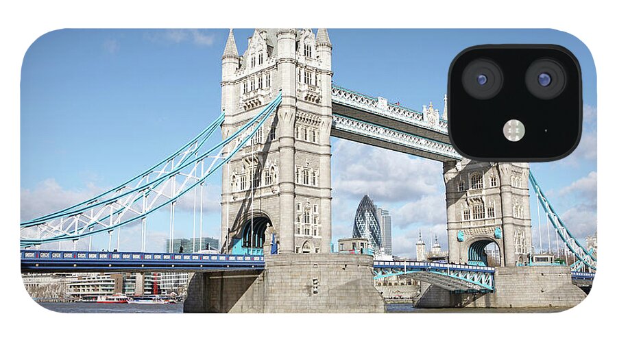 Built Structure iPhone 12 Case featuring the photograph Tower Bridge by Richard Newstead
