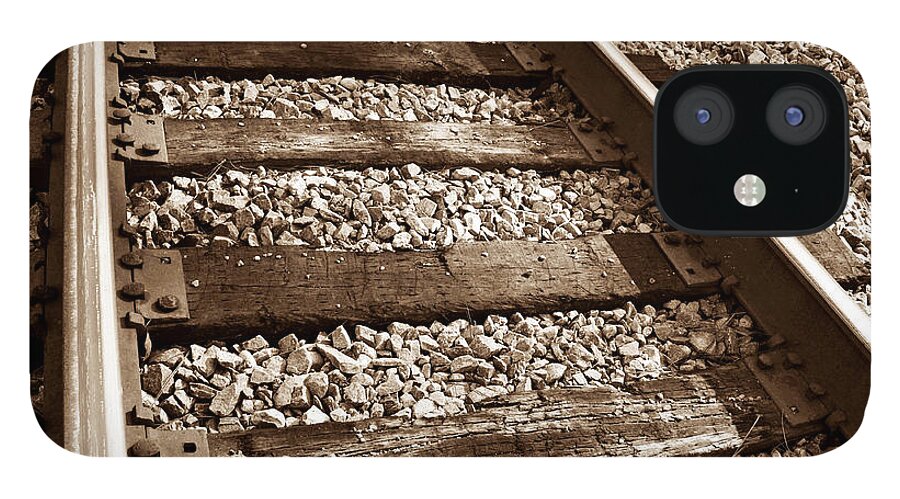 Railroad Tracks iPhone 12 Case featuring the photograph Tracks by Southern Photo
