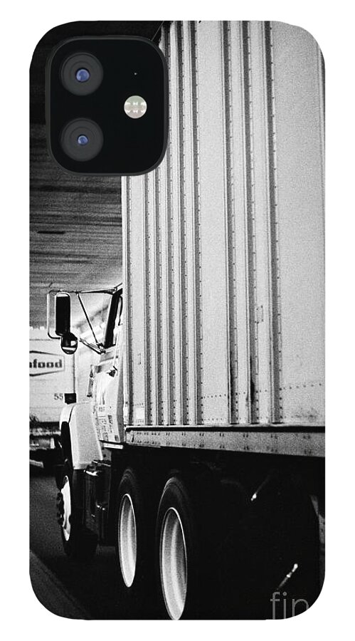 Traffic iPhone 12 Case featuring the photograph Truck Traffic in Tunnel by Tom Brickhouse