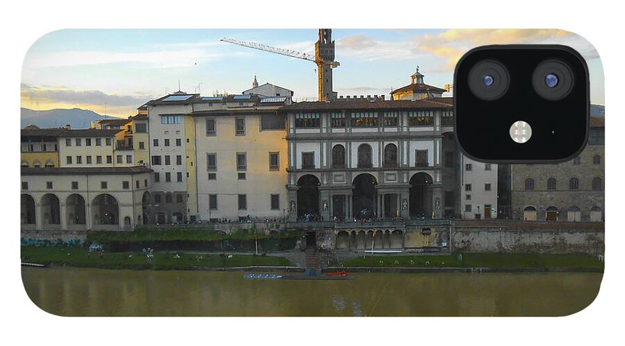 Uffizi Gallery iPhone 12 Case featuring the photograph Uffizi Gallery by Elizabeth M