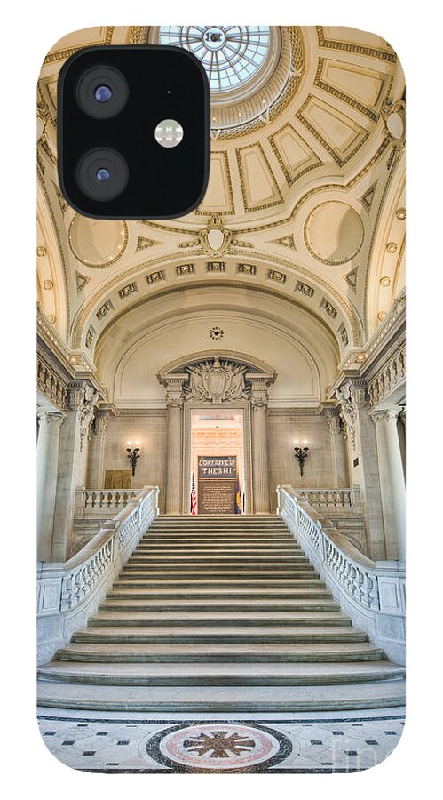 Clarence Holmes iPhone 12 Case featuring the photograph US Naval Academy Bancroft Hall I by Clarence Holmes