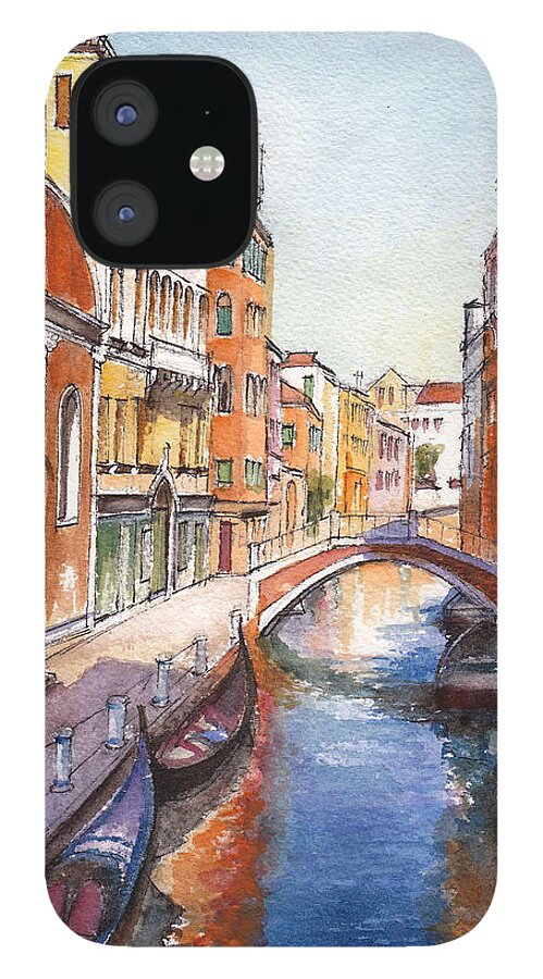 Venice iPhone 12 Case featuring the painting Venice in Spring by Dai Wynn