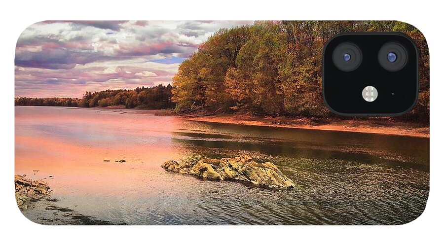 Landscape iPhone 12 Case featuring the photograph View Of The Salmon River by Marcia Lee Jones