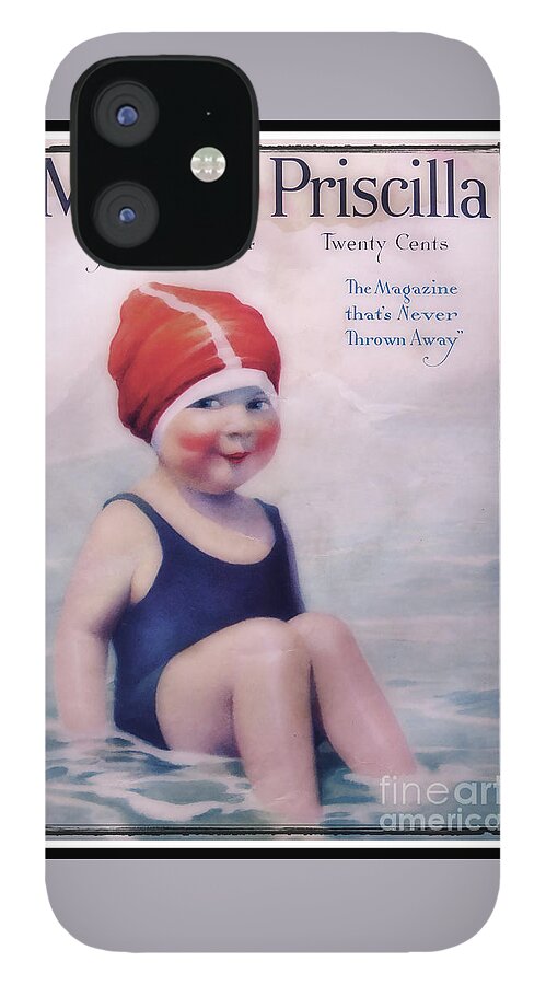 Modern iPhone 12 Case featuring the photograph Vintage 1924 - Modern Priscilla by Ella Kaye Dickey