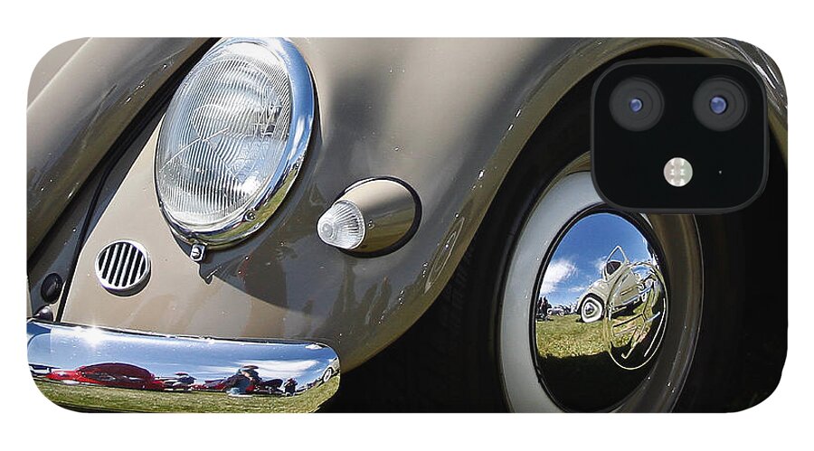 Vw iPhone 12 Case featuring the photograph Vintage Beetle by Steve McKinzie