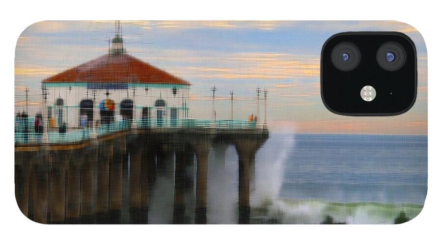 Pier iPhone 12 Case featuring the photograph Vintage Pier by Joe Schofield