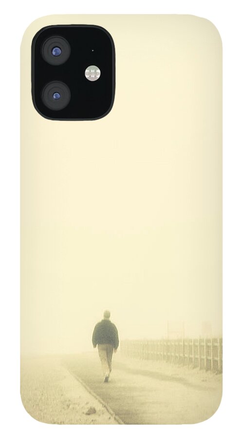 Pathway iPhone 12 Case featuring the photograph Walking Into The Unknown by Karol Livote
