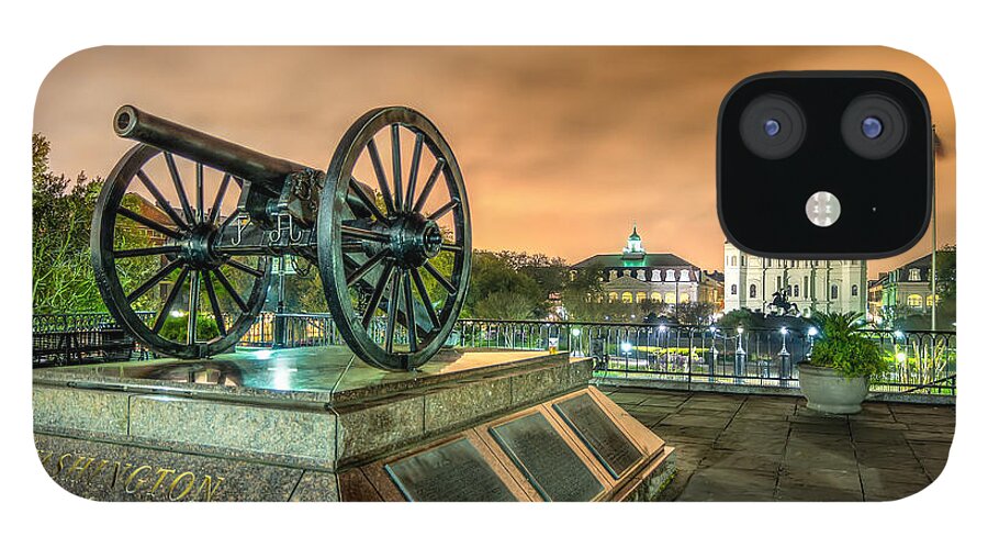 New Orleans iPhone 12 Case featuring the photograph Washington Artillery Park by Tim Stanley
