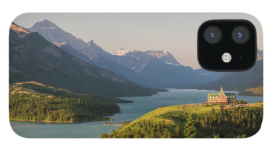 Tranquility iPhone 12 Case featuring the photograph Waterton Lakes National Park, Alberta by Peter Adams