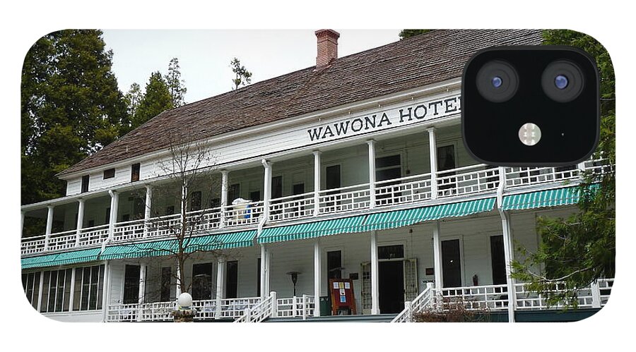 Wawona Hotel iPhone 12 Case featuring the photograph Wawona Hotel in Yosemite by Jeff Lowe