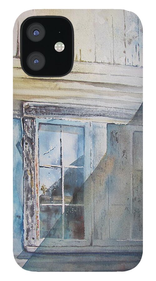 Windows iPhone 12 Case featuring the painting Windows by Amanda Amend