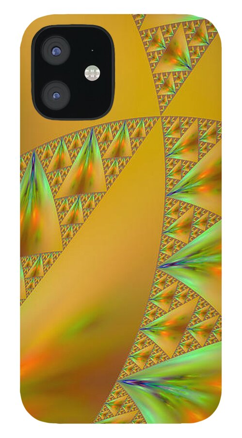 Abstract iPhone 12 Case featuring the photograph Windsurfing by Judi Suni Hall