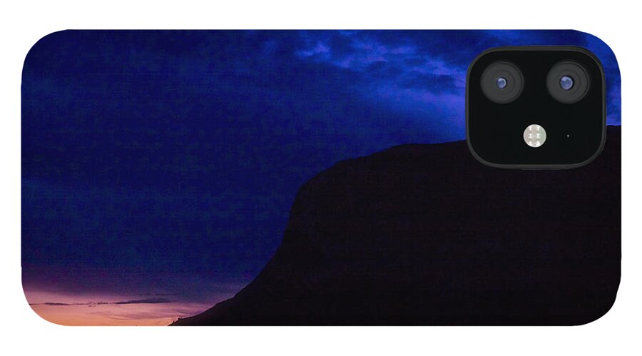Landscape iPhone 12 Case featuring the photograph Wonderful Night Fall - Norway . Free Europe. by Andrzej Goszcz 