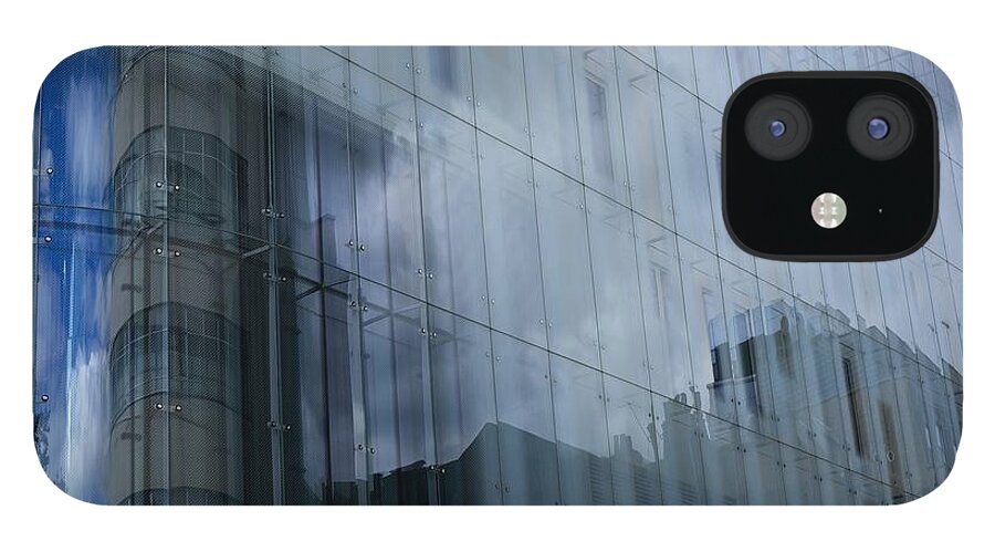 Reflection iPhone 12 Case featuring the photograph Work Safe Reflection by Richard Henne