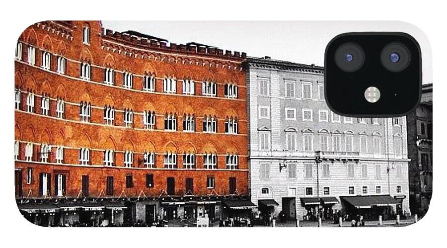 Beautiful iPhone 12 Case featuring the photograph Siena #3 by Luisa Azzolini