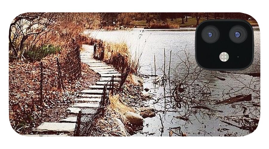 Water iPhone 12 Case featuring the photograph Along The Water. #centralpark #nyc by Luke Kingma
