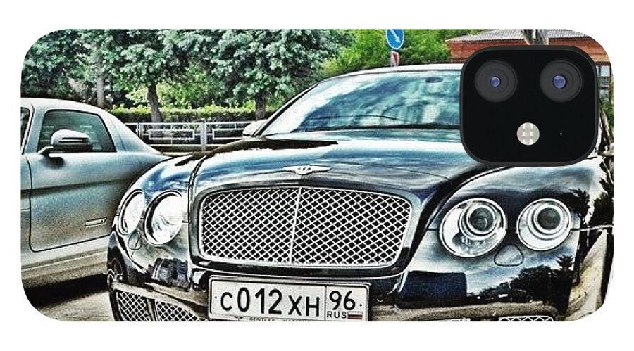 Summer iPhone 12 Case featuring the photograph Bentley #car #race #road #igr #bentley by Igor Che 💎