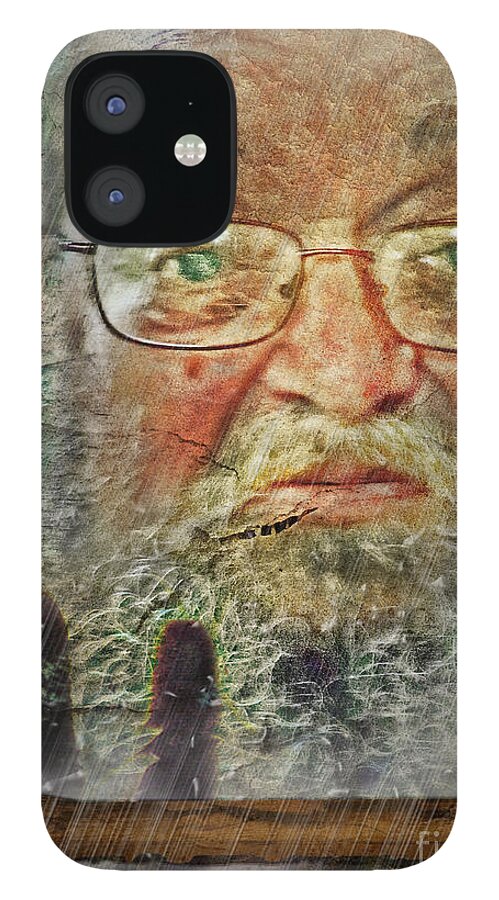 Digital Art iPhone 12 Case featuring the digital art Don't You See Me? I'm Here. . by Rhonda Strickland