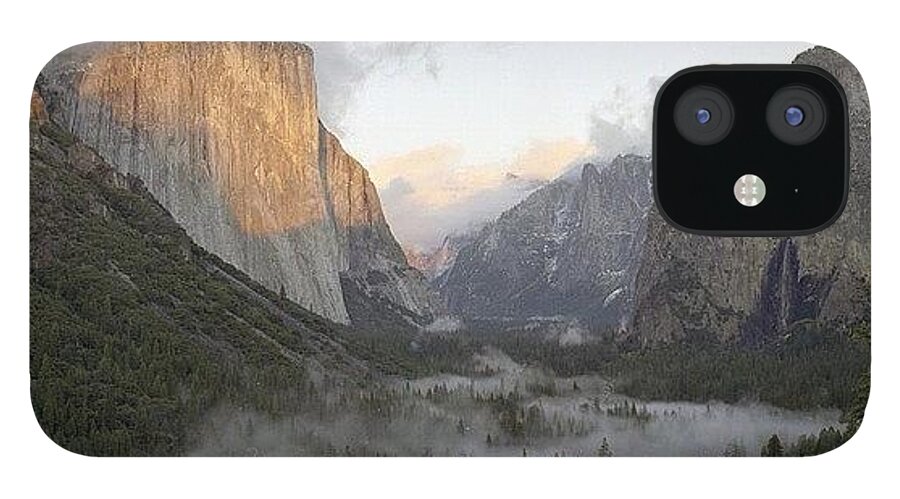 Europe iPhone 12 Case featuring the photograph El Capitan. Yosemite by Randy Lemoine