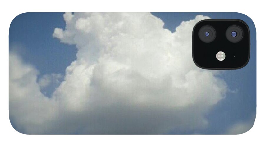 Andrography iPhone 12 Case featuring the photograph #god's Perfect Sculpting Skill #sky by Kel Hill