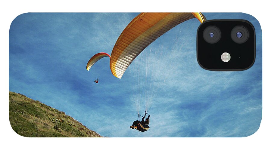 Gliders iPhone 12 Case featuring the photograph High Flyers by Lorraine Devon Wilke