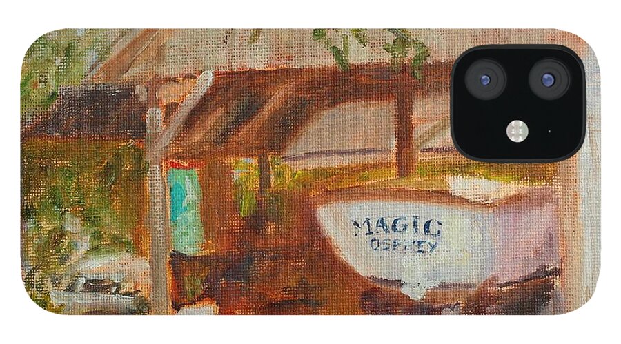 Tara Moorman iPhone 12 Case featuring the painting Magic by Tara Moorman
